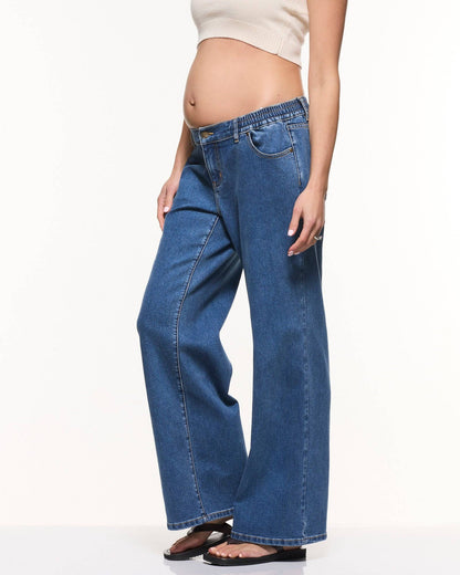 Soon Maternity - Heaven Straight Jeans - Dark Wash