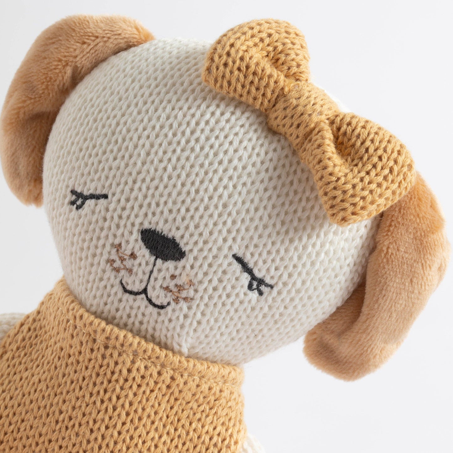 Living Textiles - Knitted Animal Toy- Paula the Puppy