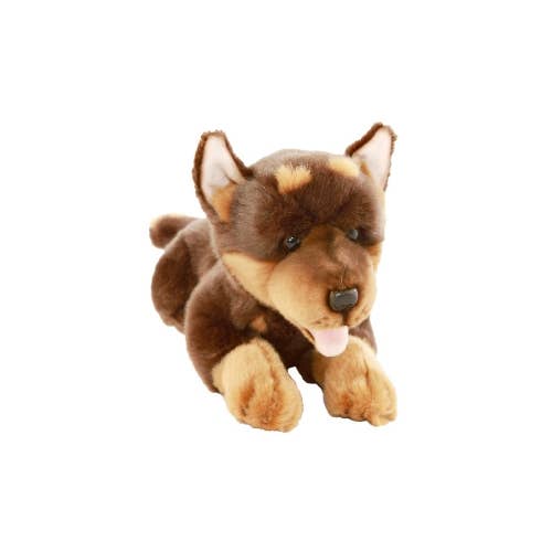 Bocchetta Plush Toys - Gismo - Red and tan Australian Kelpie puppy 30cm/12"