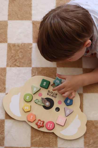 ToysLink - A Day with KiKi-Wooden Koala Learning Clock