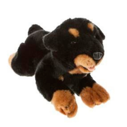 Bocchetta Plush Toys - Kujo - Rottweiler puppy Size 28cm/11"