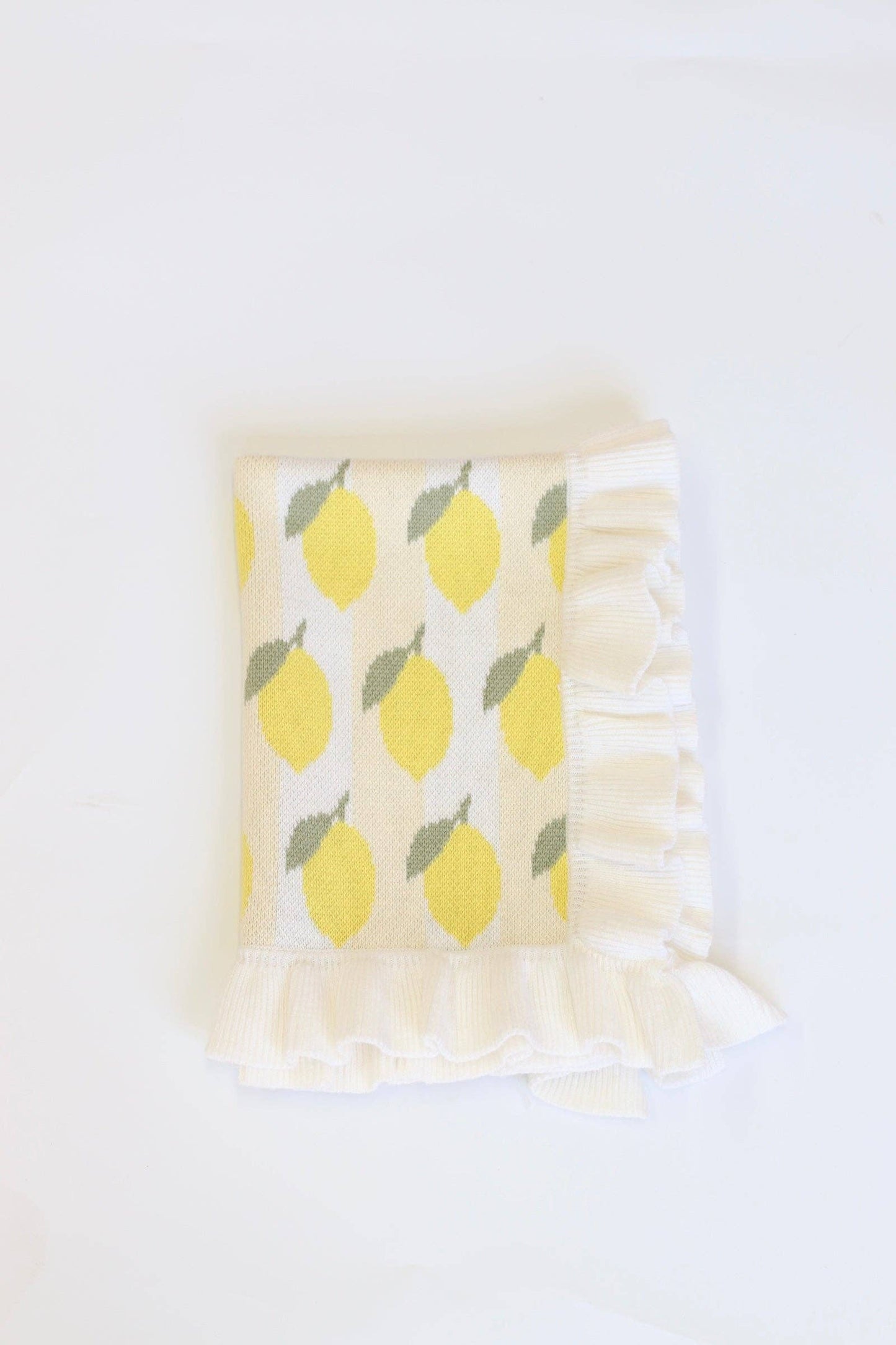 SALLI COLLECTIVE - Freshly squeezed frilled doll Blanket + Pillow set