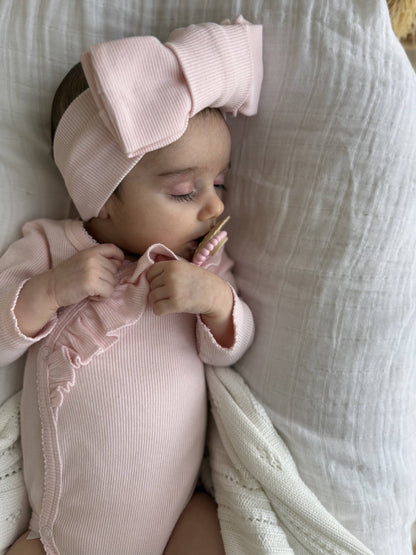 Elke & Indigo - Organic Cotton Bodysuit - Blush