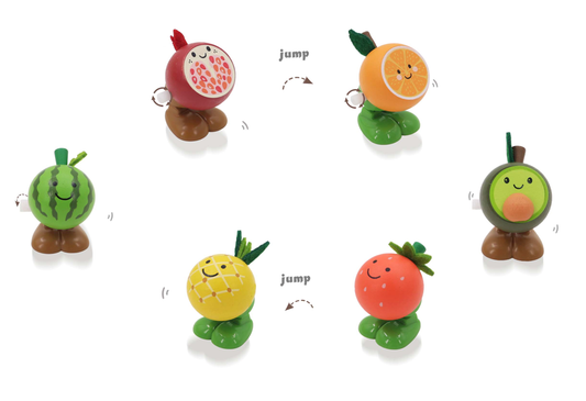 ToysLink - Wooden Wind-up Jumping Fruit