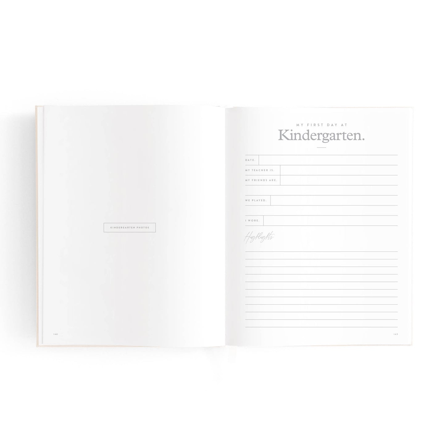 Fox & Fallow - Mini Baby Book Oatmeal