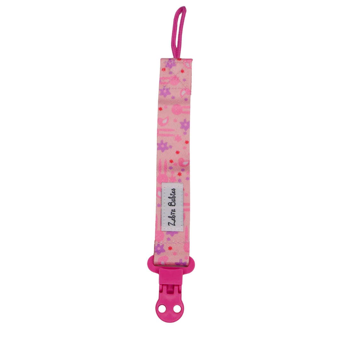 Zebra Babies - Dummy Clip - Flexi Ribbon