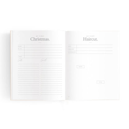 Fox & Fallow - Mini Baby Book Oatmeal