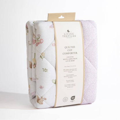 Living Textiles - Organic Reversible Cot Comforter - Whimsical Wonderland
