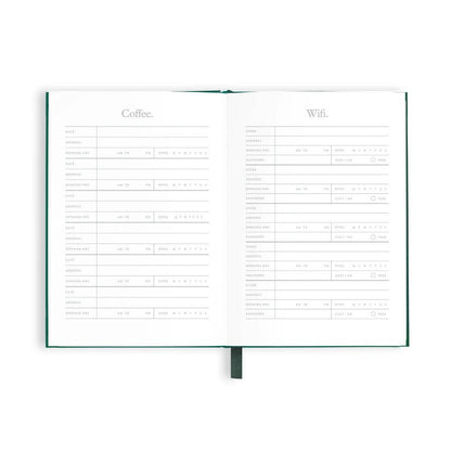 Fox & Fallow - The Traveller Mini Travel Diary - Forest Green