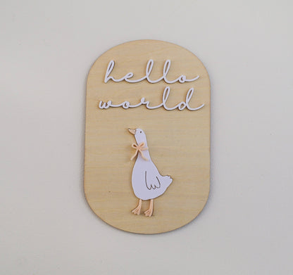 Petite + Co - HELLO WORLD | GOOSE