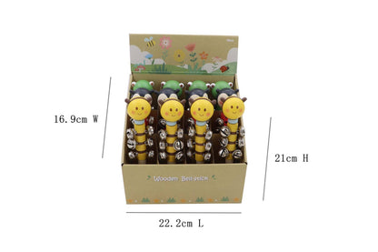 ToysLink - Wooden Bell Rings-Bee, Frog and Ladybug