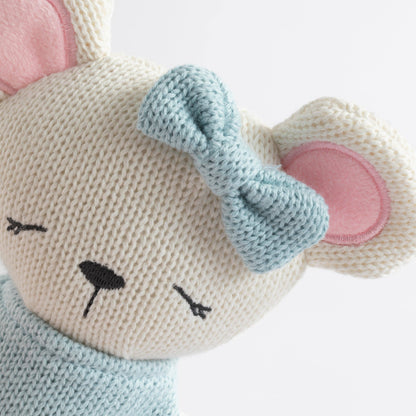 Living Textiles - Knitted Animal Toy- Molly the Mouse