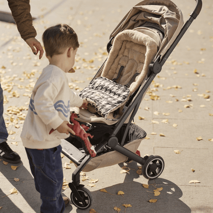 OiOi - Cozy Fleece Pram Liner - Houndstooth