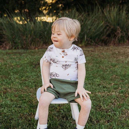Snuggle Hunny - Koala Short Sleeve Organic Bodysuit