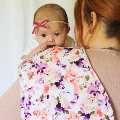 Snuggle Hunny - Blushing Beauty Organic Cotton Burp Cloth