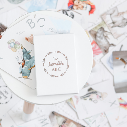 Adored Illustrations - The Incredible ABC Flash Cards