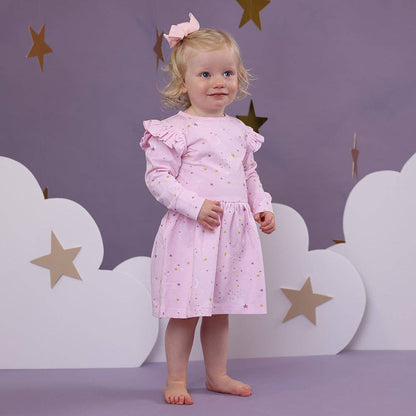 Snuggle Hunny - Twinkle Long Sleeve Organic Dress