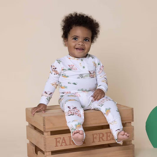 Snuggle Hunny - Farm Organic Growsuit