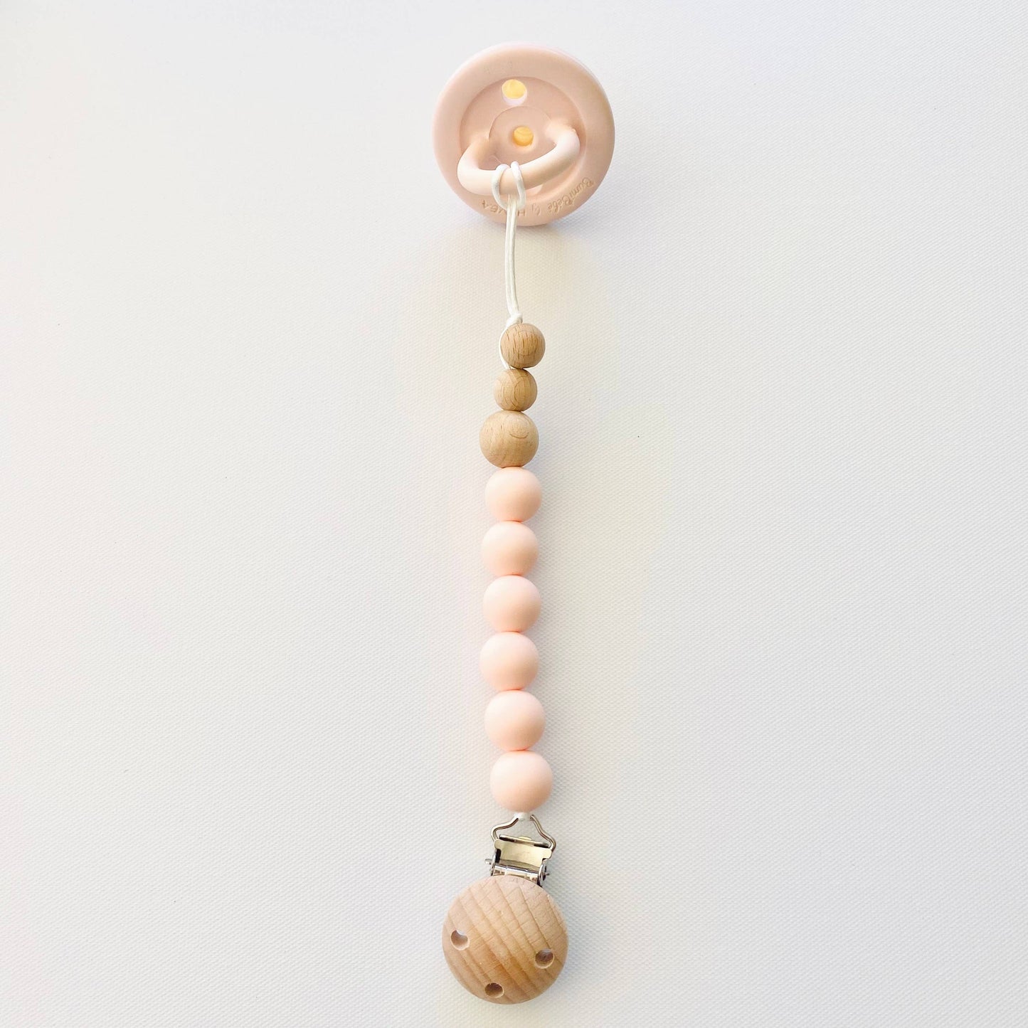 Cuddle Bug & Co - Mini & Me Luxe Dummy Chain Marshmallow