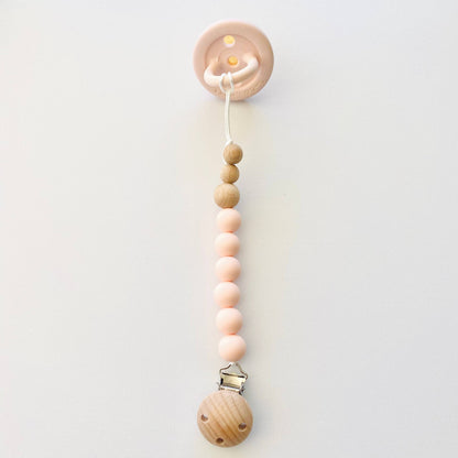 Cuddle Bug & Co - Mini & Me Luxe Dummy Chain Marshmallow