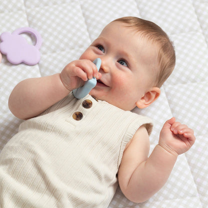 Living Textiles - 2pk Silicone Teether - Whale & Cloud