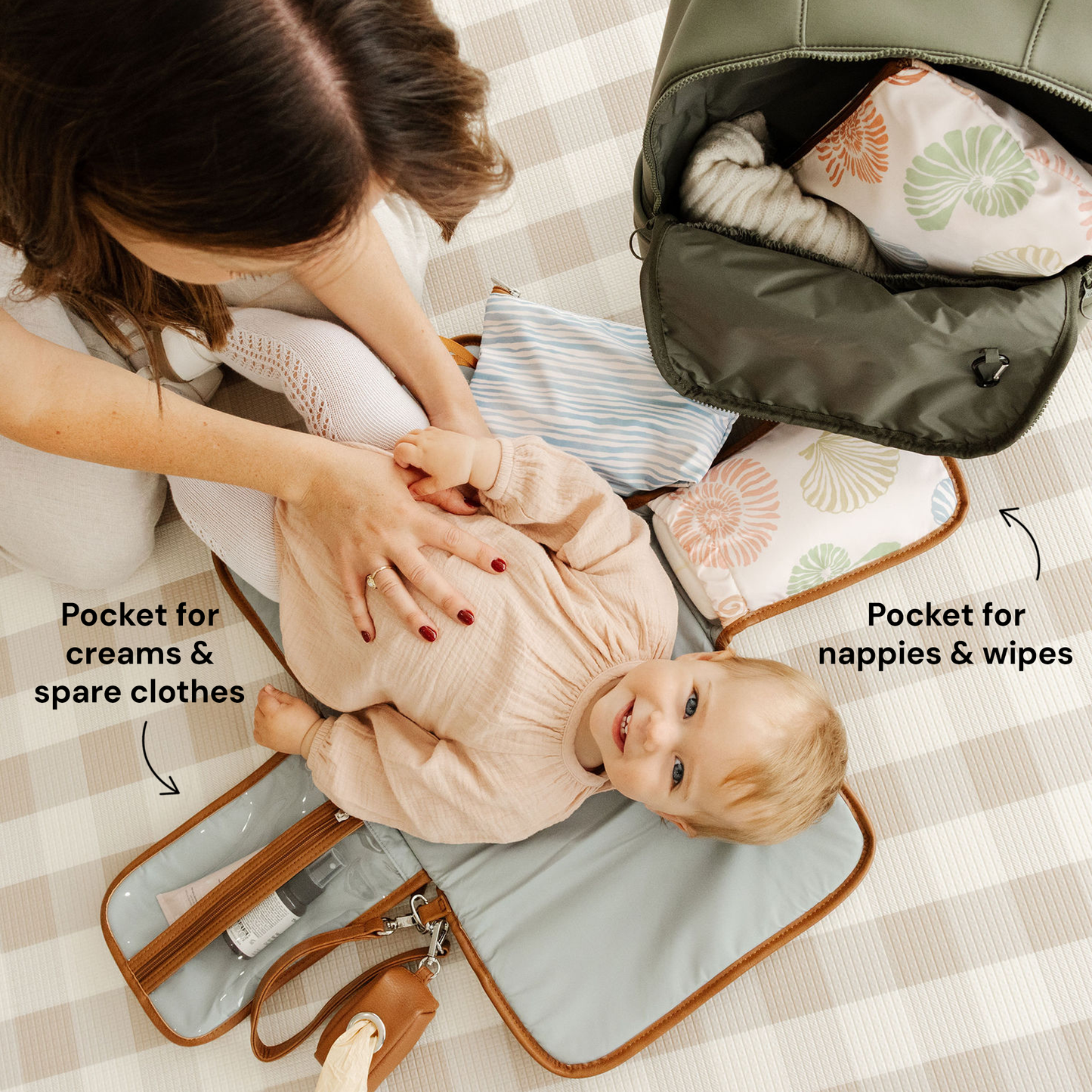 OiOi - Change Mat Clutch - Seashells