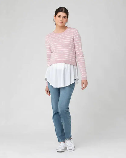 Ripe Maternity - Hunter Over Bump Jean  Vintage Wash