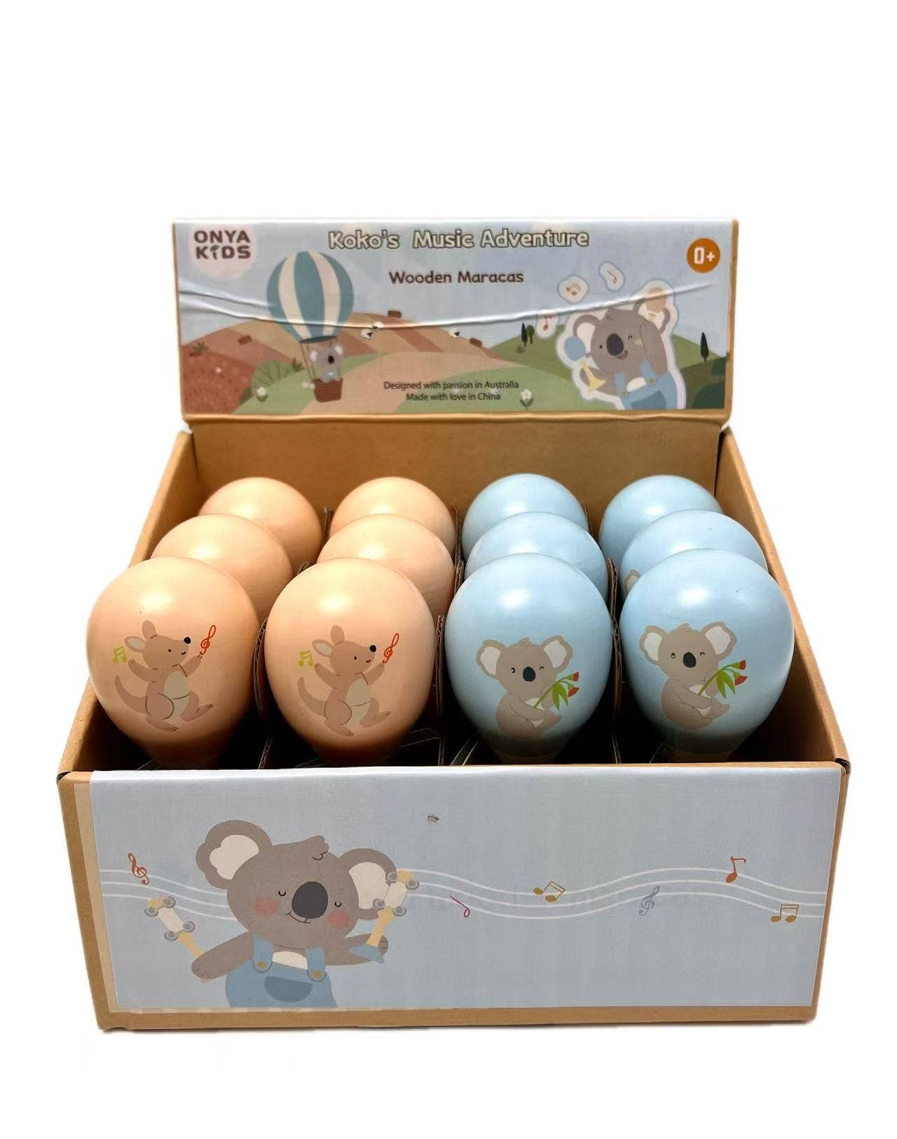 ToysLink - KoKo's Music Adventure Wooden Maracas