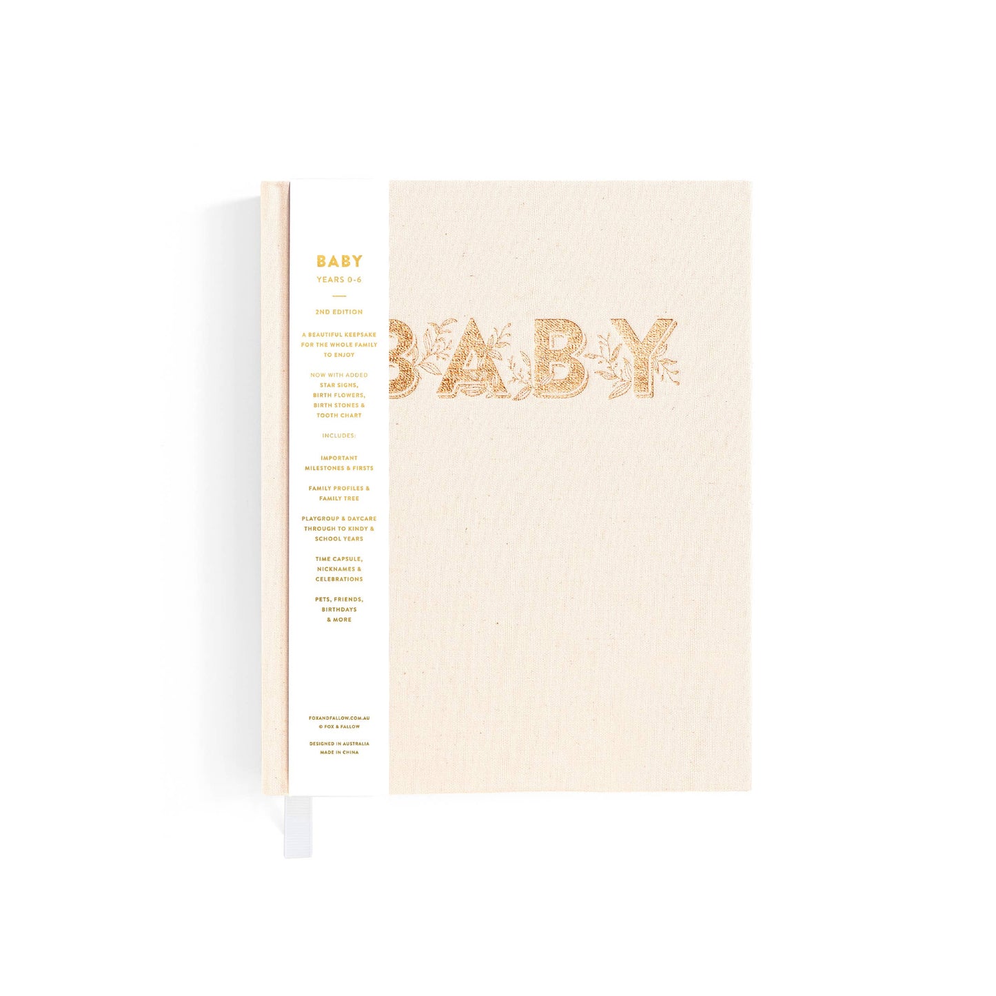 Fox & Fallow - Mini Baby Book Oatmeal