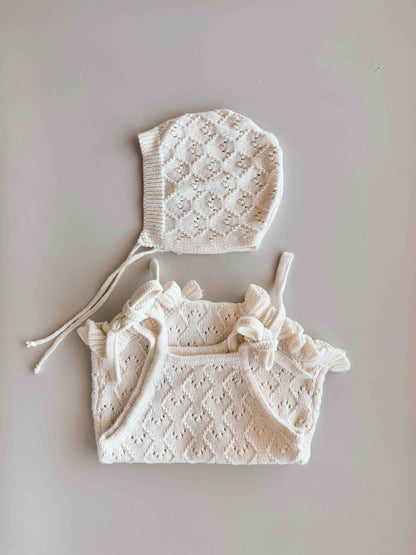 FRECKLES the label - Mila Pointelle Bonnet | Snow