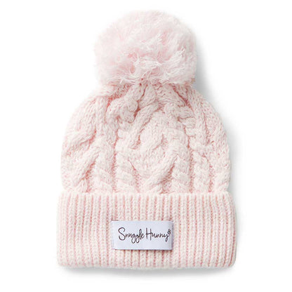 Snuggle Hunny - Blush Pink Organic Baby Knit Beanie