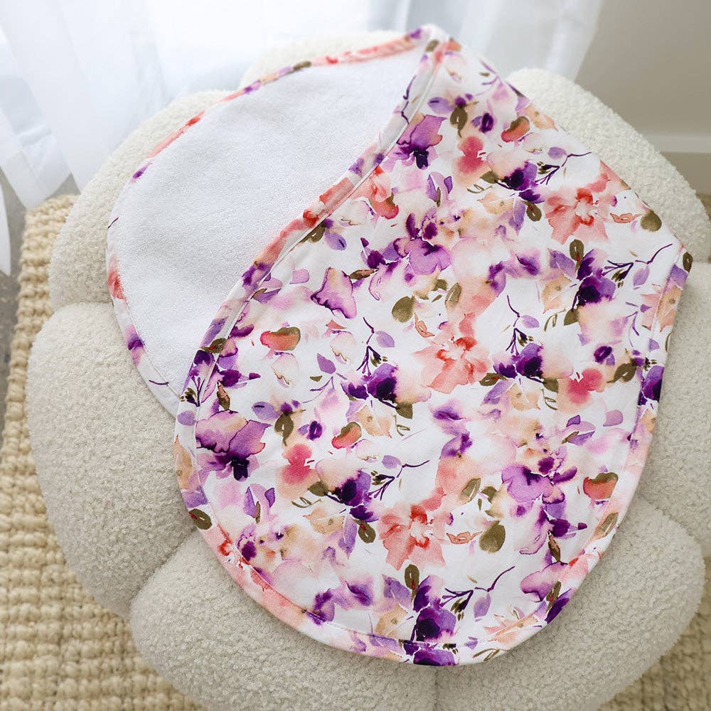 Snuggle Hunny - Blushing Beauty Organic Cotton Burp Cloth