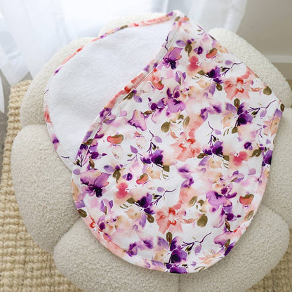 Snuggle Hunny - Blushing Beauty Organic Cotton Burp Cloth