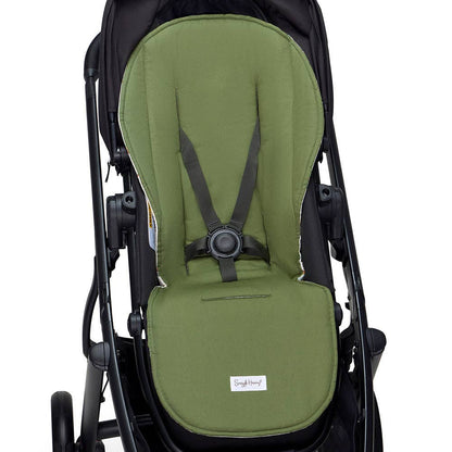 Snuggle Hunny - Diggers & Tractors Universal Organic Pram Liner