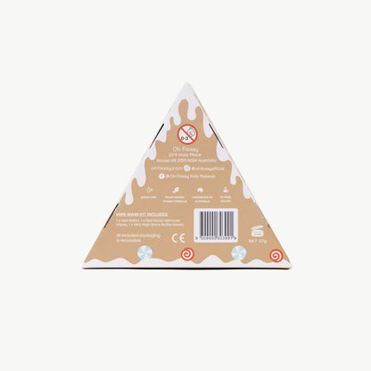 Oh Flossy - Oh Flossy Christmas Gingerbread House Mini Mani Set