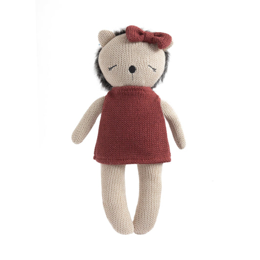 Living Textiles - Knitted Animal Toy- Helen the Hedgehog