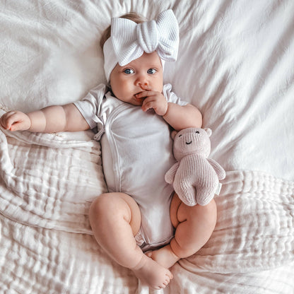 Elke & Indigo - Bamboo/Organic Cotton Willow Bodysuit - Soft Lilac