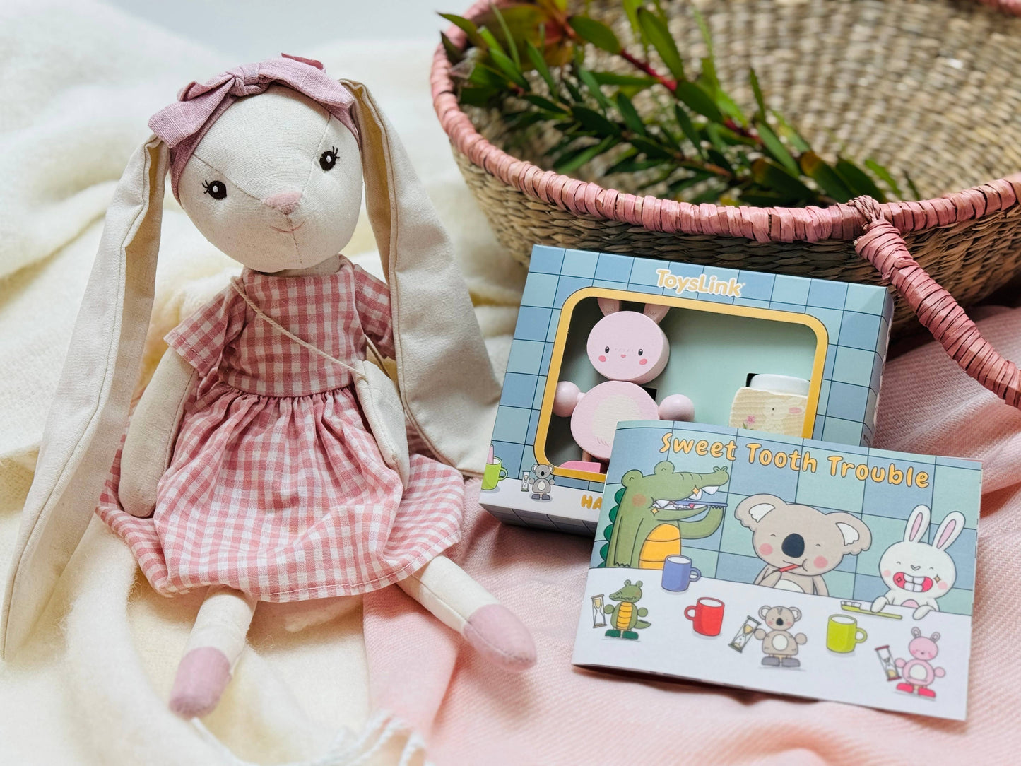 ToysLink - Plush Toy Girl Bunny-Bella