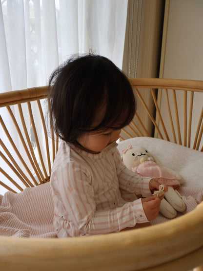 Elke & Indigo - Bamboo/Organic Cotton Romper - Bunny Love