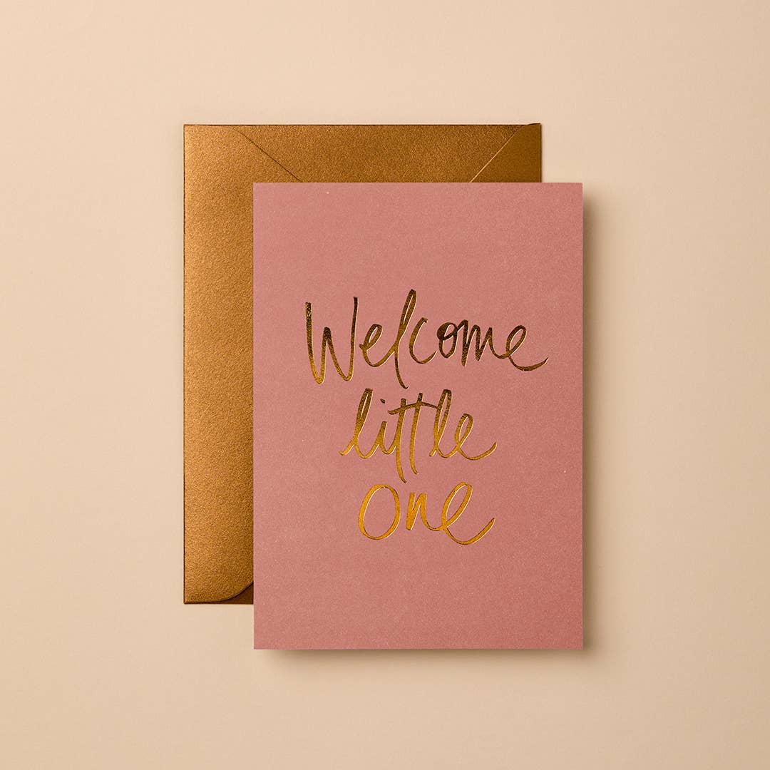 Gabrielle & Celine Greeting Cards - New Baby Card | Sustainable Foil Greeting Card
