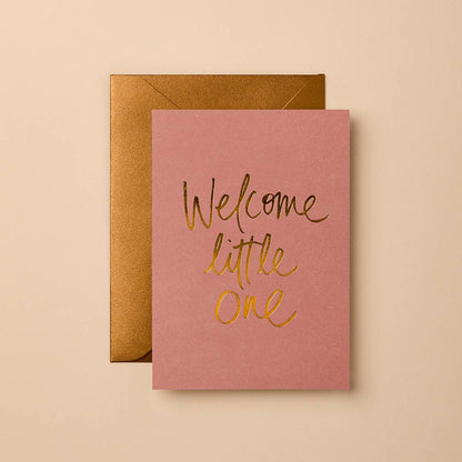 Gabrielle & Celine Greeting Cards - New Baby Card | Sustainable Foil Greeting Card
