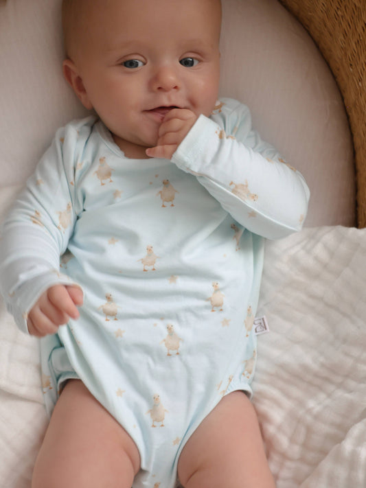 Elke & Indigo - Bamboo/Organic Cotton Romper - Little Duck