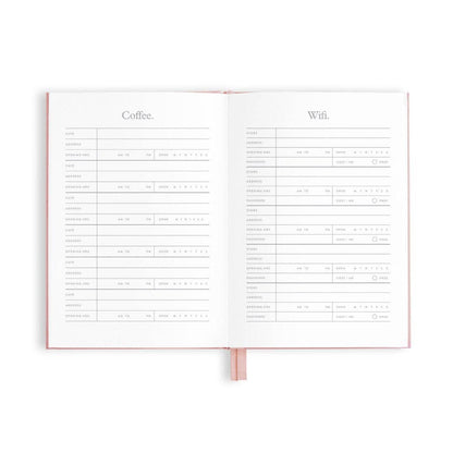 Fox & Fallow - The Traveller Mini Travel Diary - Dusty Rose