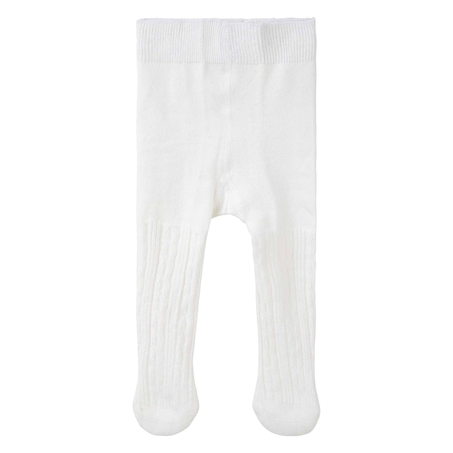 Designer Kidz - Baby Cable Knit Tights - Cream