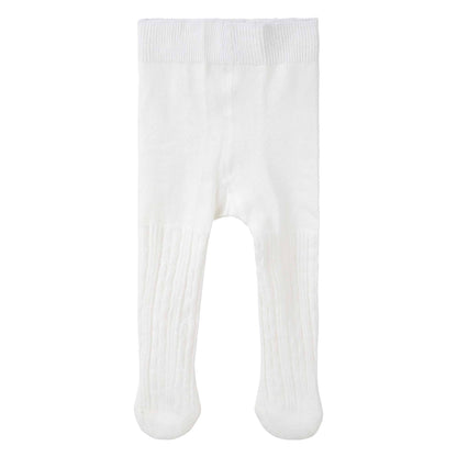 Designer Kidz - Baby Cable Knit Tights - Cream