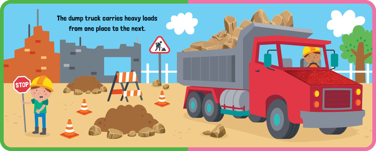 Trucks and Diggers foam thickness detail