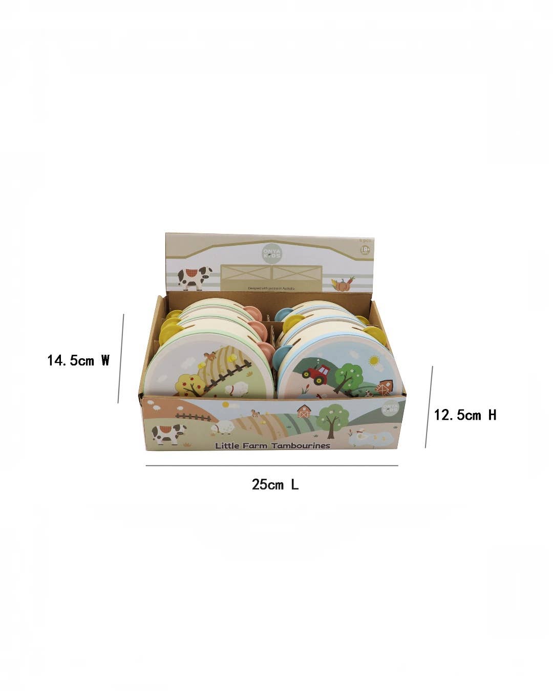 ToysLink - Onya Kids Farm Tambourines