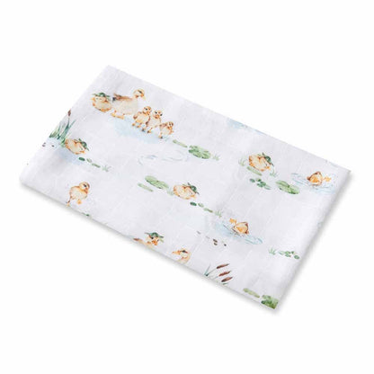 Snuggle Hunny - Duck Pond Organic Muslin Wrap