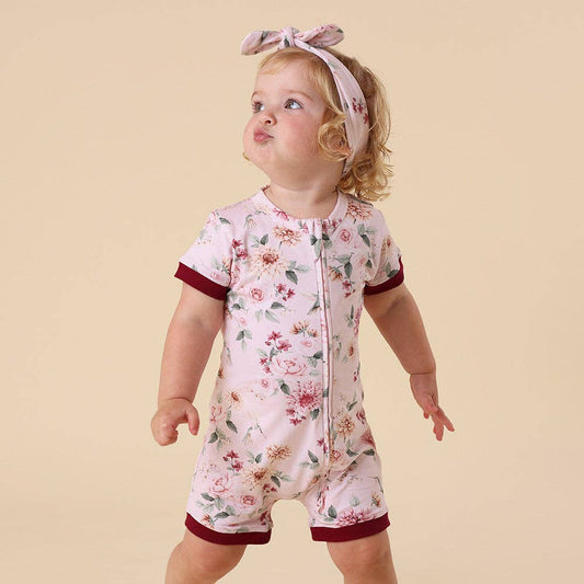 Snuggle Hunny - Birds & Blooms Organic Snuggle Shortie