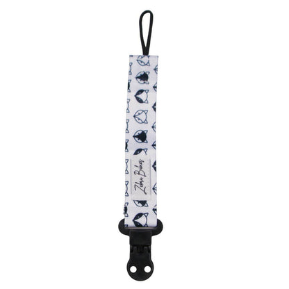 Zebra Babies - Dummy Clip - Flexi Ribbon